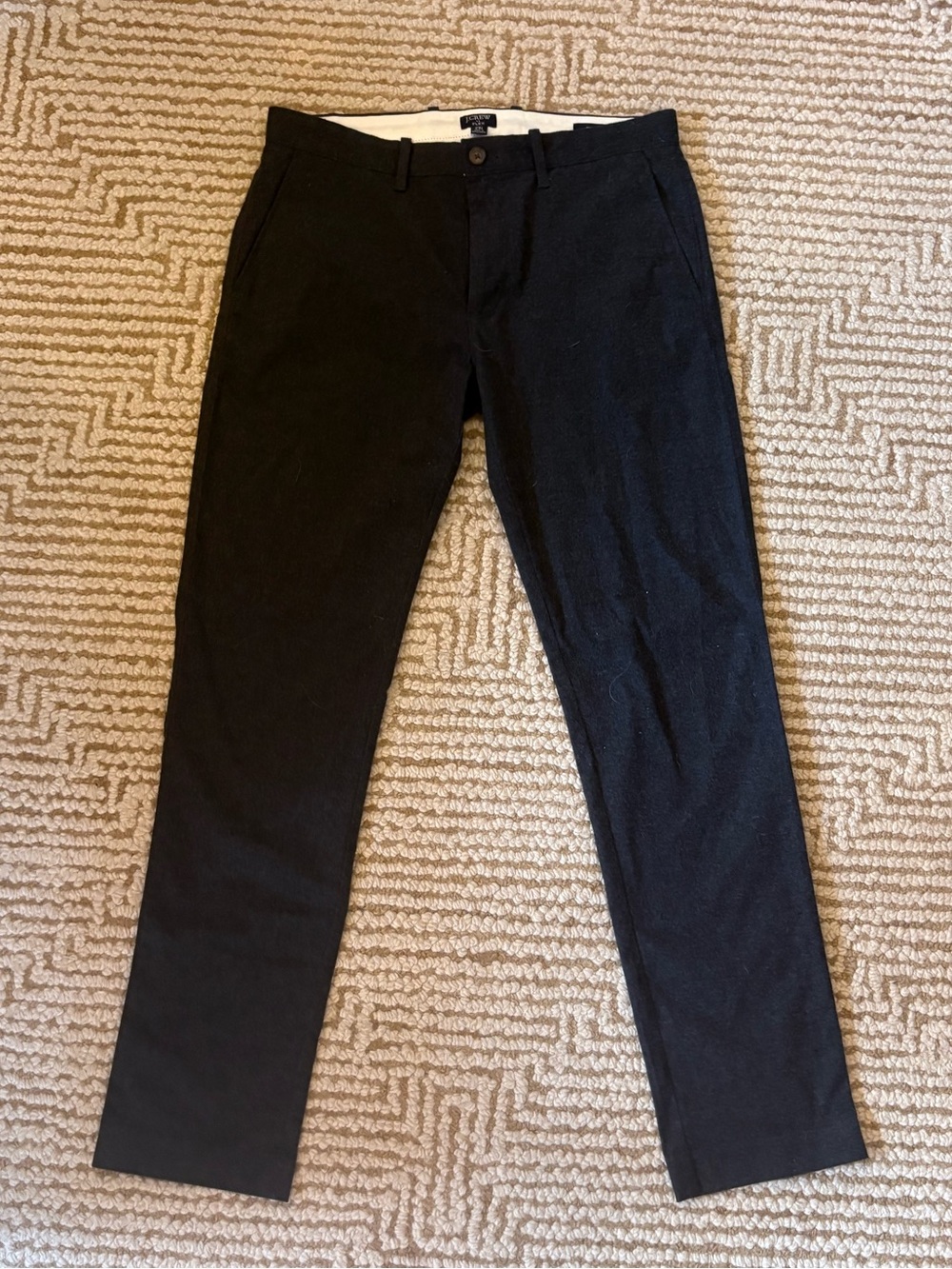 J. Crew Men's Dress Pants in dark charcoal